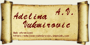 Adelina Vukmirović vizit kartica